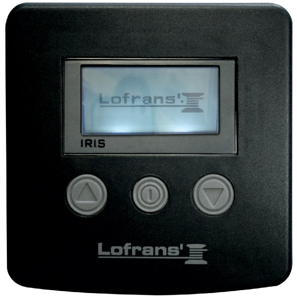 Lofrans, Iris Kettenzähler Schwarz, IP67, 12/24V