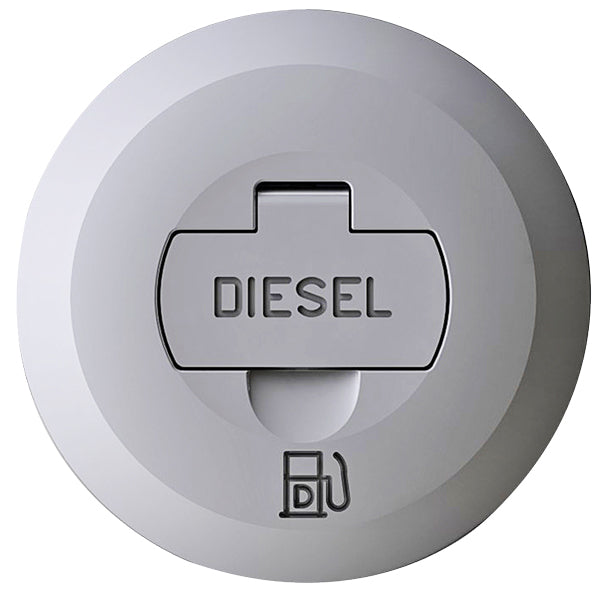 Foresti, Deckel mit Schloss für Reifenfüllung, Diesel, Messing verchromt