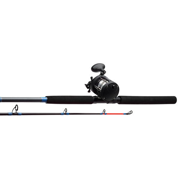 Kinetic, Boat CC Angelrute mit Rolle, 6' - 100-400 g, 0,55 mm Nylonschnur