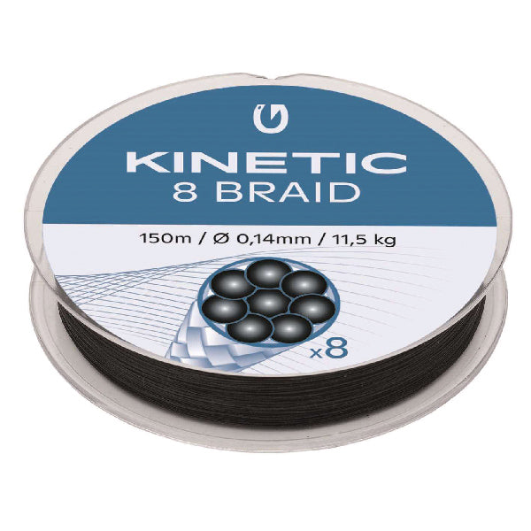 Kinetic, Cyber Braid 8, 150m 0,20mm/15,0kg