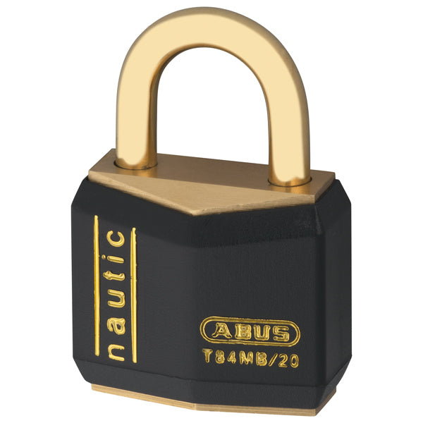 Abus, Vorhängeschloss Messing massiv vinylgeschützt 30mm (1 Stück), 32 mm breit, 44 mm hoch