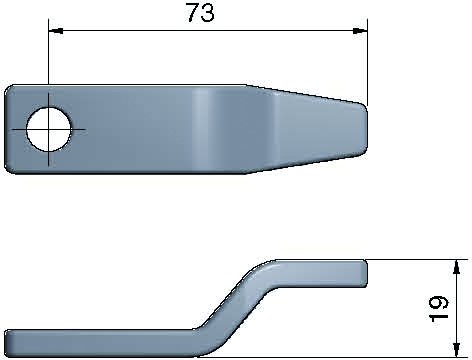 Roca Rigel 2,5" lang, mittel