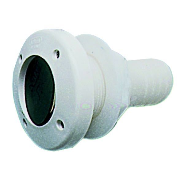 Bilge-Durchführung PVC, Ø38mm, 1 1/2", 112 mm, maximale Rumpfstärke 27 mm