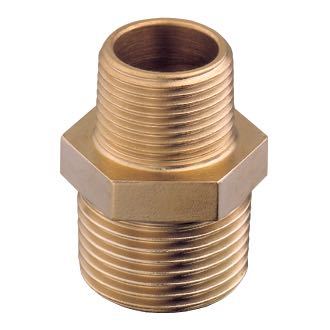 Guidi, Brustwarze ohne Gewinde 1 1/2-1 1/4", Messing, 0,255 kg