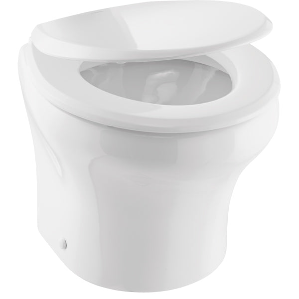 Dometic, MasterFlush MF 8120, Toilette in Flachbauweise, 12V Frischwasser, 381 mm, 375 mm, 470 mm