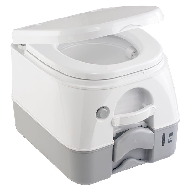 Dometic Portable Toilette 972, 9,8 Liter, Weiß/Grau