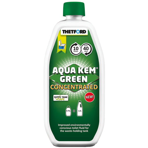 Thetford, Toilettenflüssigkeit Aqua Kem Grün konzentriert, 0.75L