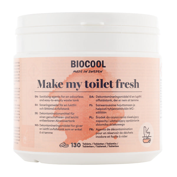 Bio Cool, Toilettenfrisch, 130 Tabletten