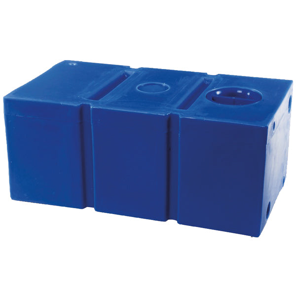 Fäkalientank Polyethylen 47 Liter, gerade, blau, 400 mm x 260 mm x 480 mm