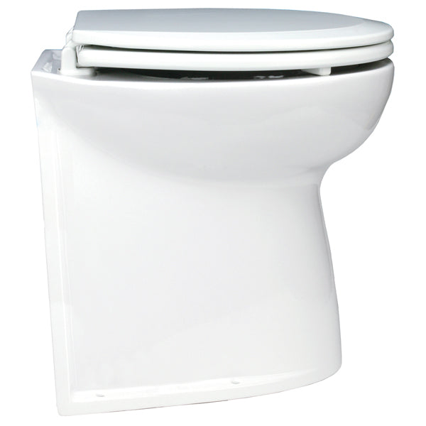 Jabsco, Deluxe 14" Toilette mit weichem Verschluss 12V Kochsalzlösung, 19 mm Bolzen, 38 mm Abfluss