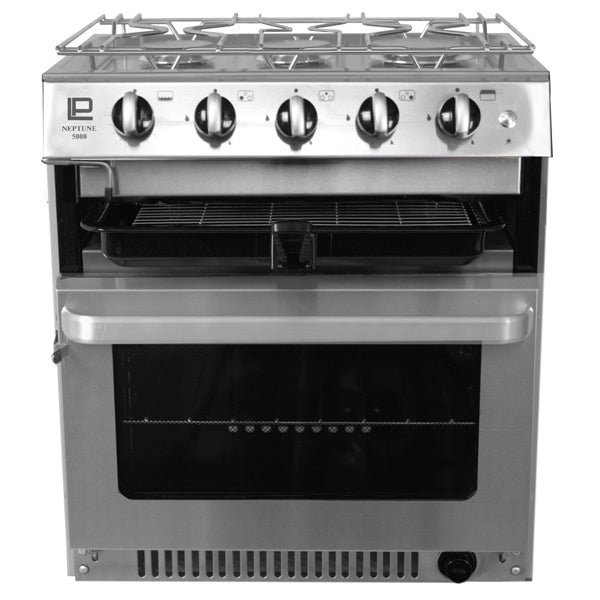 Neptune 5000 Gasherd mit Backofen, 3 Brennern und Grill