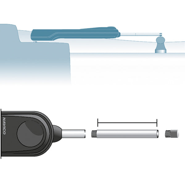 Simrad, Schubstangenverlängerung 60mm