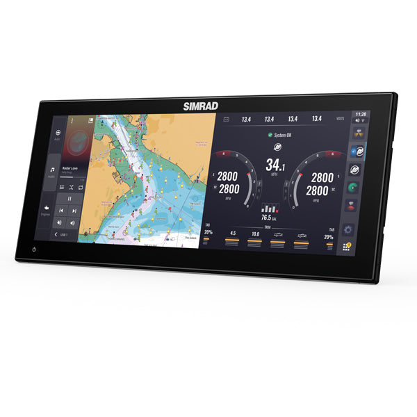 Simrad, NSX 3015 Ultra Wide mit 3-in-1-Schwinger, 15"