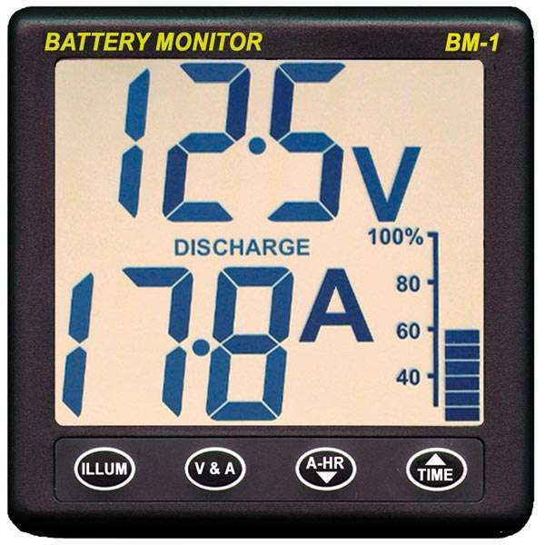 Nasa, Clipper Batteriemonitor BM-2, 12V, 5-999 Ampere Timer, 200 Ampere Shunt