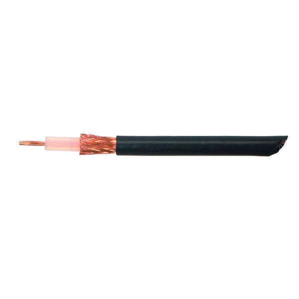 1852, UKW-Kabel RG213, schwarz, 10 mm², 100 m Rolle