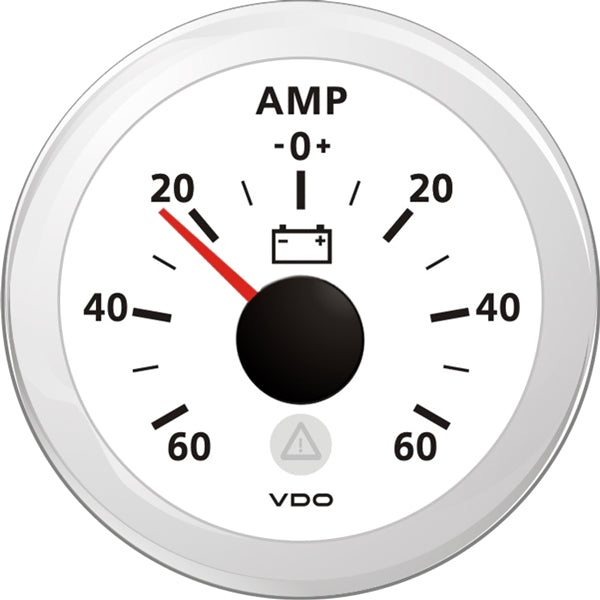 Vdo Stromzähler 60a, weiß ø52mm