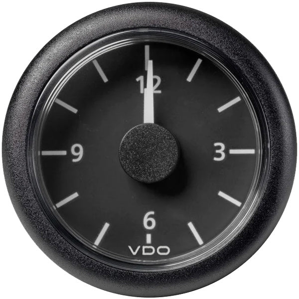 Vdo Uhr 12v, schwarz ø52mm