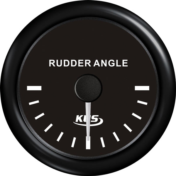 KUS, Ruderanzeige 0-190 Ohm, schwarz, IP67, Ø 52 mm