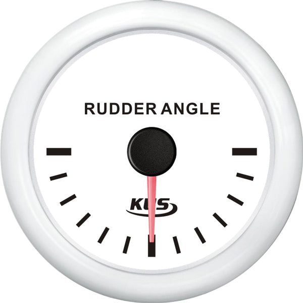 Kus, Ruderanzeige 0-190 Ohm, weiß, IP67, Ø 52 mm