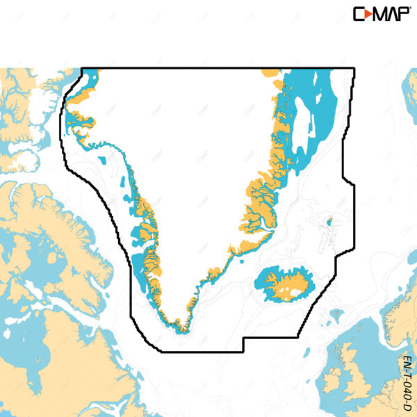 C-Map, Discover X Grönland und Island T-040-D