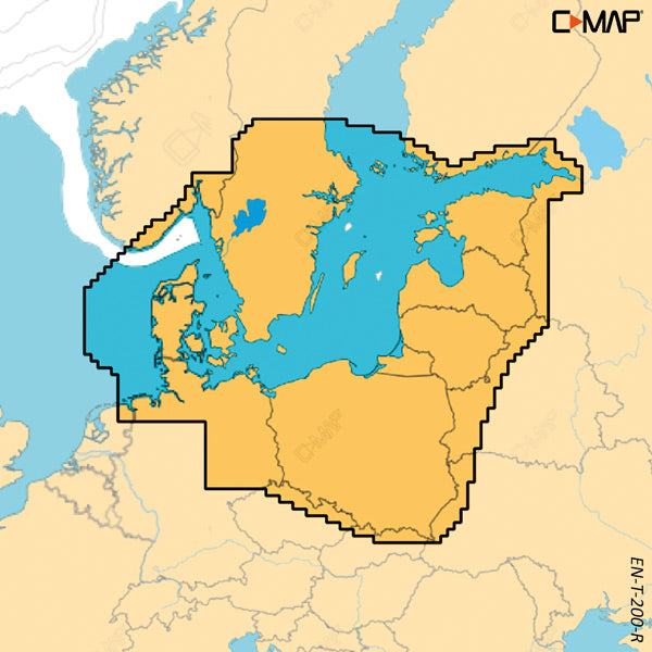 C-Map, Reveal X, Skagerrak, Katttegat & Ostsee T-200-R