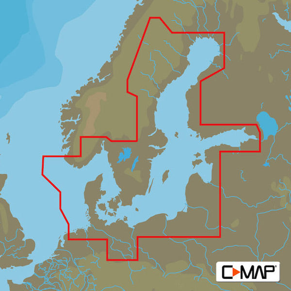 C-Map, D299 Max 4-D, Dänemark für Raymarine