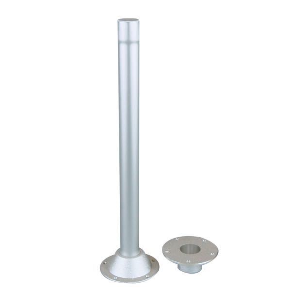 Barka, Tischsäule eloxiert, 70 cm Ø55 mm