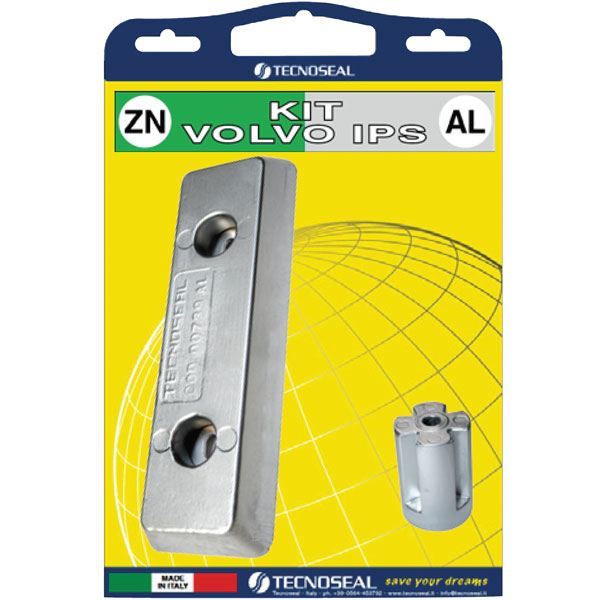 Tecnoseal, Aluminiumsatz für Volvo IPS, 00738 + 00739AL, 3593981 + 40005875