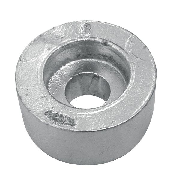 Tecnoseal, Zinkanode für Suzuki/Johnson/Evinrude, Ø 21,0 mm, Bohrung Ø 6,0 mm, Höhe 10 mm, Original-Nr. 55321-87J00, 0,02 kg