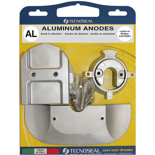 Tecnoseal, Aluminiumsatz für Mercruiser Alpha One Gen 2, 821631, 821629, 806105, 806189, 762145, 76214-5, 76214Q5, 76214T1