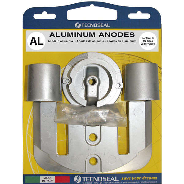 Tecnoseal, Alukit Anode für Mercury Bravo One, 821630, 821630, 806188, 806190