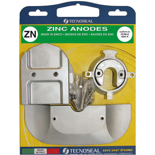 Tecnoseal, Zink-Anodensatz Mercruiser Alpha One Gen 2, 821631, 821629, 806105, 806189, 762145, 76214-5, 76214Q5, 76214T1