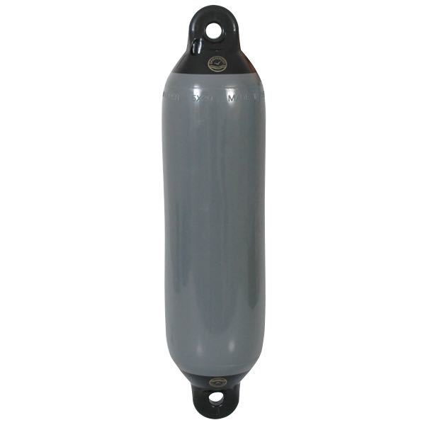 Dan-Fender, Yacht grau/schwarz oben, 10x35" - 940 mm, Ø 250 mm