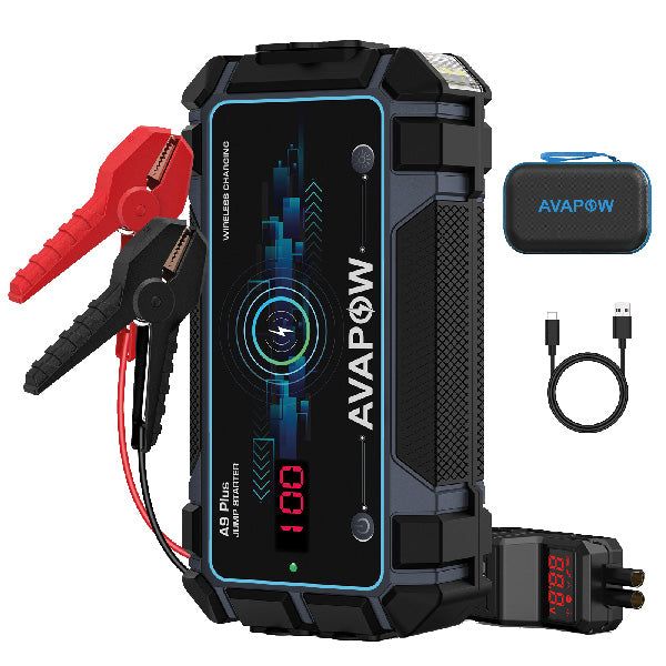 Avapow, Jumpstarter A9 Plus, 2000A, 12V inkl. Tasche