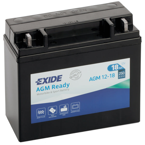 Exide, AGM-Starterbatterie, 18 Ampere, 4584