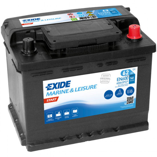 Exide, Starterbatterie 62 Ampere, EN600, 540 CCA, 14,2 kg