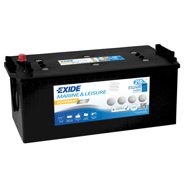 Exide, Gel-Batterie 210 Ampere, 2400 Wh, ES2400, 63,5 kg