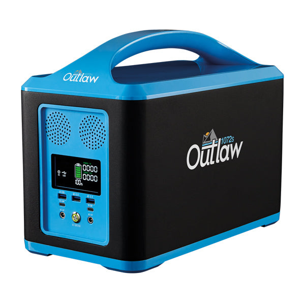 Outlaw Portable Power Station 12.8V 72AH 220VAC, 921.6W, 1000W reiner Sinus-Wechselrichter