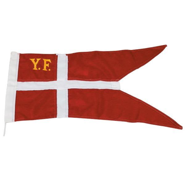 1852, Yachtflagge mit Ø3mm Kordel, 34 x 65cm, 100% Polyester