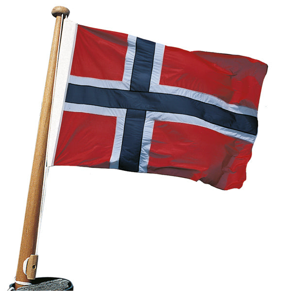 Adela, Polyester Bootsflagge Norwegen, 90x62 cm