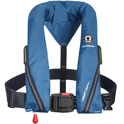 Crewsaver, Crewfit Sport Rettungsweste 165N, Blau, ISO 12402-3 (150N), 40kg+, Brustumfang 70-155cm