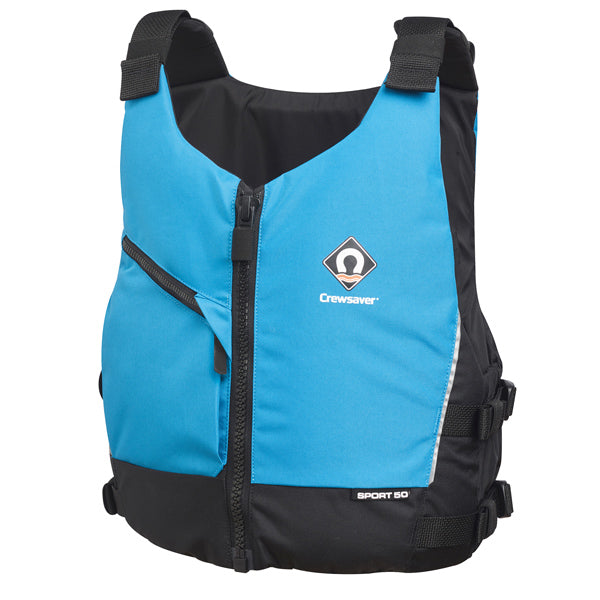 Crewsaver, Rettungsweste Sport 50N, Blau Junior, 66-86 cm, 30-40 kg