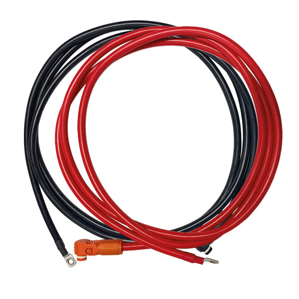 Epropulsion, Kabel mit Kabelschuh für E-Akku, schwarz/rot 35mm², 1,5 m, 8 mm