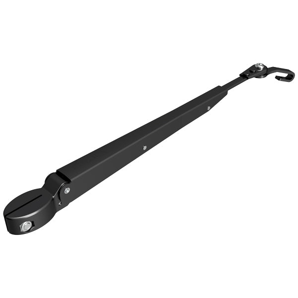 Roca, Wischerarm für W10/W12, Verstellbar Schwarz, 324-460mm, J-Haken-Anschluss, Ø 13,8 mm