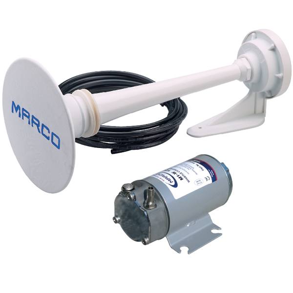 Marco, PW2 Horn mit Kompressor und Zubehör, 24V, 10A, >120dB, 460mm, 4.5kg