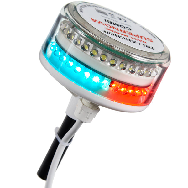 Nasa, Supernova LED-Laterne, 12V, 2,4W, IP65, Ø: 91 mm, H: 113 mm