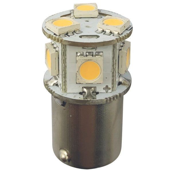 1852, LED-Bajonett BA15S Ø19x33mm 10-36Vdc, 2 Stück, 1,4 W, 2700K, 140 Lumen