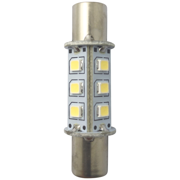 1852, LED-Laterne BS43 Ø13x42mm 10-36Vdc, 2 Stück, 6000K, 120 Lumen