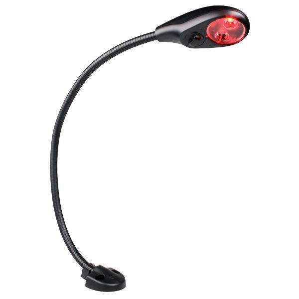 Hella, LED-Kartenleuchte 15 cm, 9-30V, Rot/Weiß, dimmbar, 120 mm Kabel