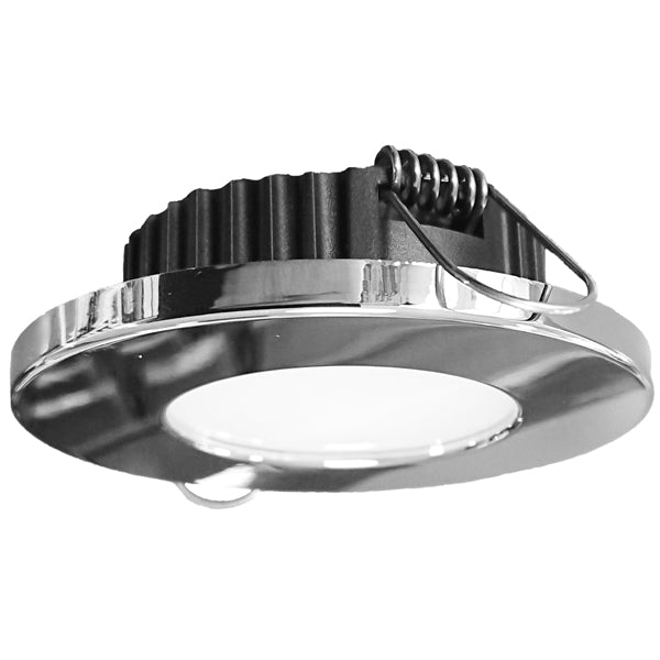 Casolux, Rikke Spot dimmbar 10-32V IP65, Kunststoff chrom, 70 Lumen, 3000K